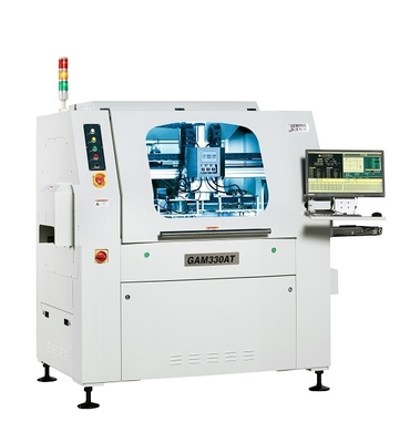 Автомат для резки PCB оборудования PCB Depaneling таблиц Genitec двойной с системой GAM330AT выравнивания точности